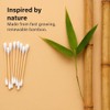 200 Pcs Bamboo Cotton Buds Eco Friendly Biodegradable Swabs with