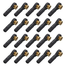 sourcing map M2xL19mm Lever Steering Linkage Tie Rod Ball Head Link Joints End for RC Crawler Car Pack of 20