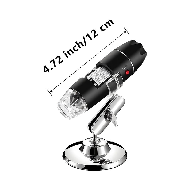 Nicear Digital USB Microscope 50X-1600X - WiFi/Wired HD Camera with