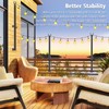 Beizelte 2 Pack 5Ft String Light Poles,Outside String Lights,Outdoor Light