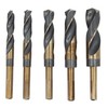 Drill America 5 Piece Contractor High Speed Steel Black and