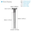 CoCud T-Slot Milling Cutter, 6 Blades, 1" Cutting Dia, 0.2"