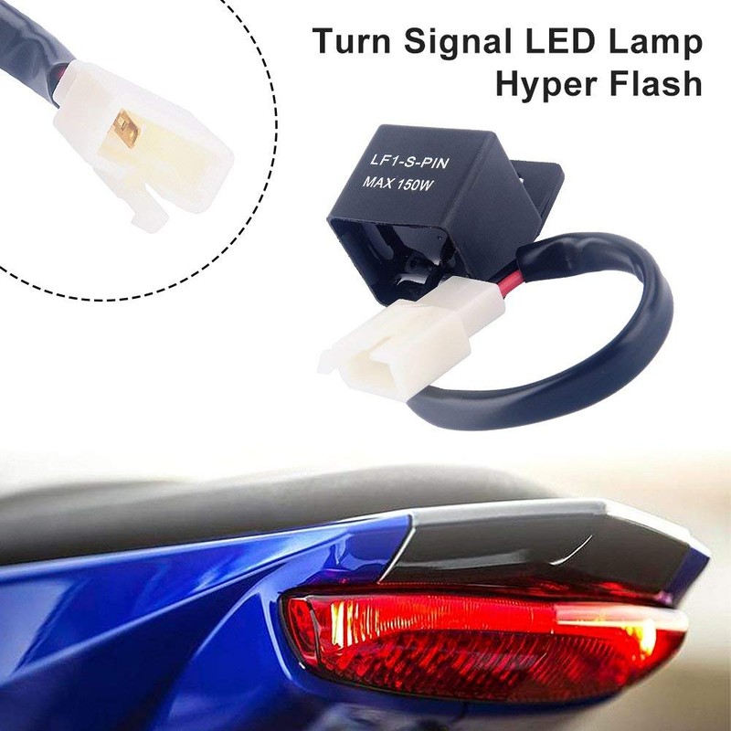 Yosoo 2 Pin 12V Auto Motocicleta LED Luz Indicadora de