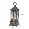 Clever Creations Musical Christmas Snow Globe Lantern, Lighted LED Swirling