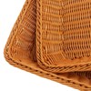 kukmakri Poly Wicker Baskets 4 Pack 16 inch Brown Large