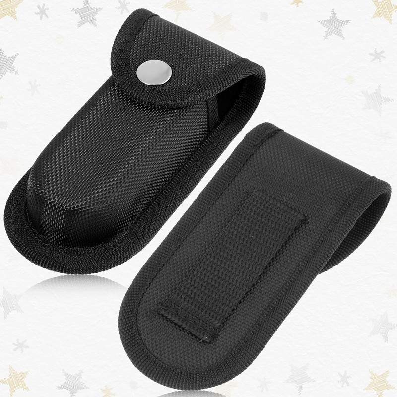 2 Packs Nylon Pocket Knife Sheath, Folding Knife Sheath, 4''