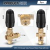 Threlaco 2 Pack Vrt3-310 Pressure Washer Unloader Valve, Black Spring,