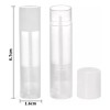 100pzs Tubos De Barra Labial De Labios Translúcidos De 5ml