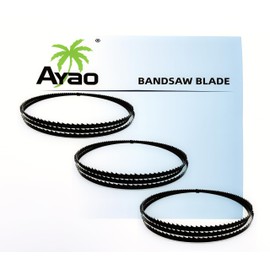AYAO Ground Teeth Bandsaw Blades 1425mm Assortment (3.5mm, 6.5mm, 9.5mm), 3PK