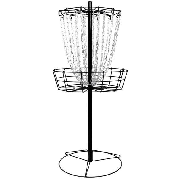 Remix Double Chain Practice Basket for Disc Golf - Black