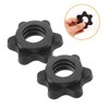 ULTECHNOVO 2pcs Barbell Clips Secure Weightlifting Barbell Collars for Stability