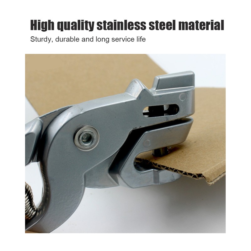 Stainless Steel Livestock Pig Punch Marking Ear Canal Pliers for