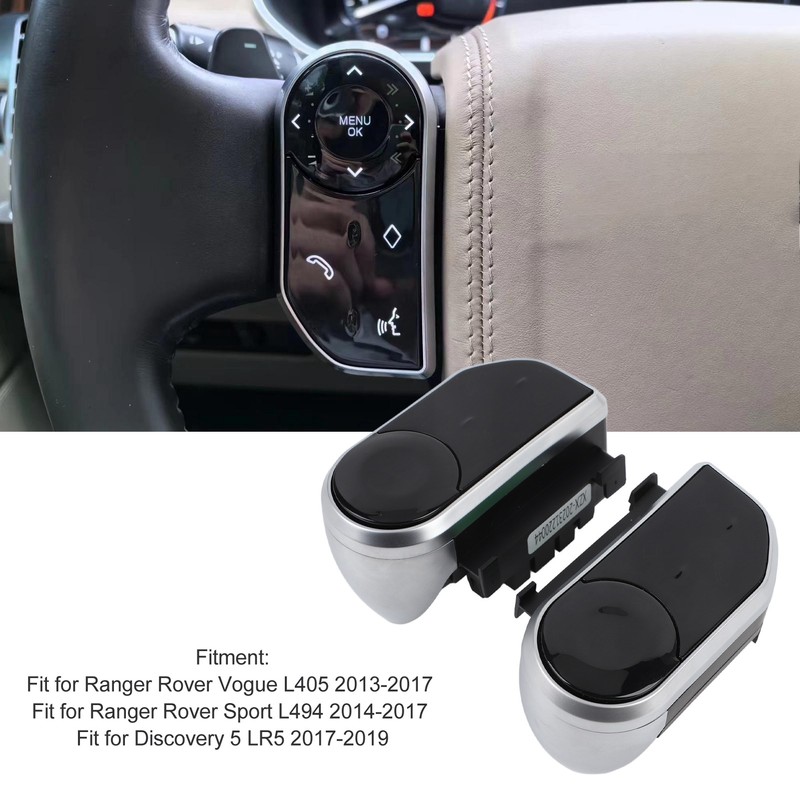 Pair of Car Steering Wheel Buttons Key Control Switch for