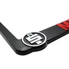 Hustle and Motivate License Plate Frame for Nipsey Hussle (Red)