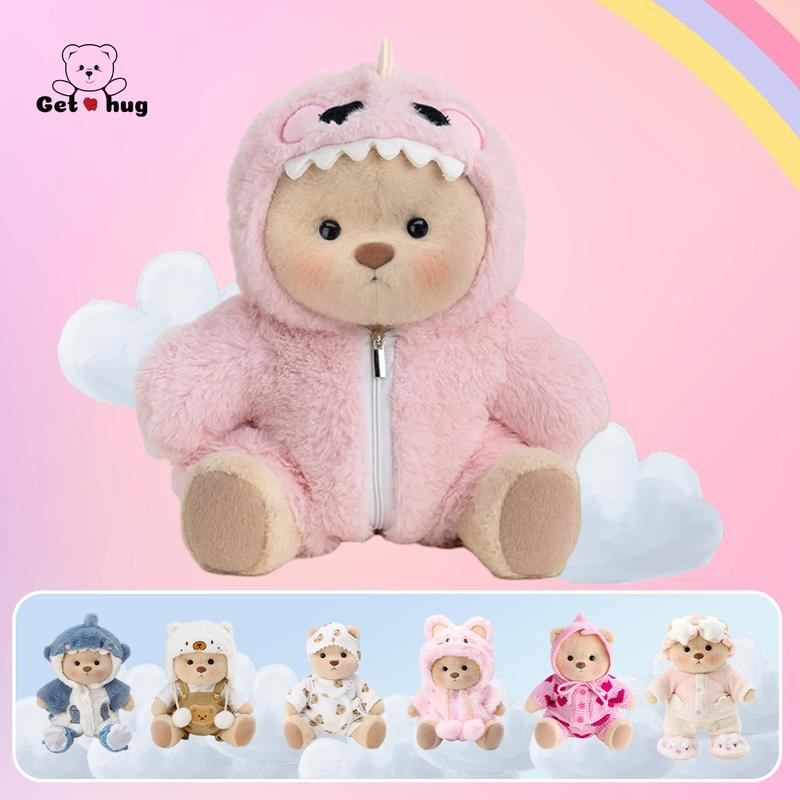Cuddly Teddy Bear Collection – Different Styles with Changeable Outfits!