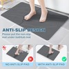 TOWEBOORY Stone Bath Mat, Diatomaceous Earth Shower Mat, Non-Slip Super