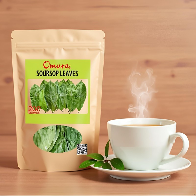 Omura Dried Soursop Leaves - 200 Graviola Soursop Leaf Tea