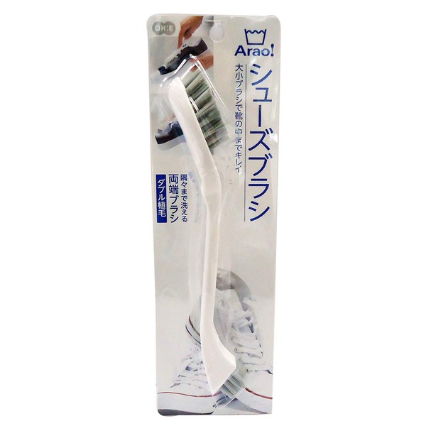 OHE Shoe Brush, White, Length 9.3 x Width 1.8 x