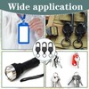 FveVqe 3PCS Retractable Keychain, Bearing force Durable Lanyard Retractable, Aesthetics