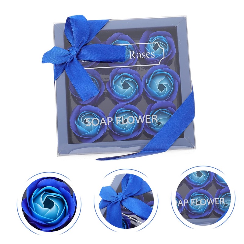 FOMIYES Soap Flower for Valentine's Day Handmade Romantic Rose Scented