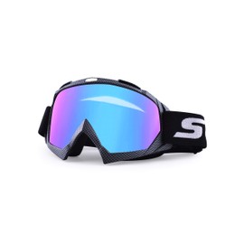 Motorcycle Goggles,ATV Dirt Bike Goggles-Anti UV Safety Goggles Windproof Dustproof Motocross Goggles Anti Scratch Motorcycle Glasses for Cycling Riding/Climbing/Skiing (Vintage Frame-Colorful lens)