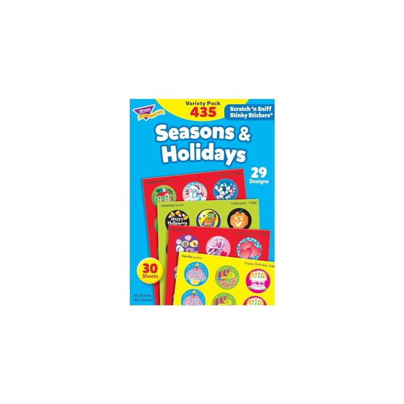 Trend Enterprises: Seasons & Holidays, Scented Scratch 'N Sniff Stinky