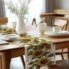 Fall Sunflower Table Runner 13x90 Inch Seasonal Autumn Farmhouse Table