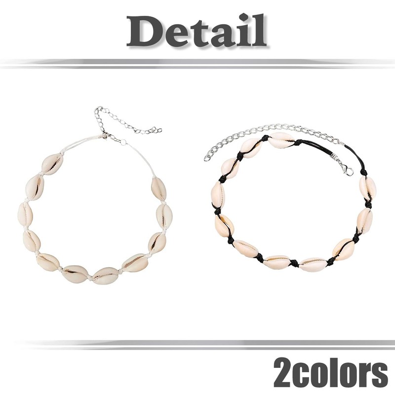 White Fang AZ113 Men's Women's Necklace Choker Sea Shell Marine