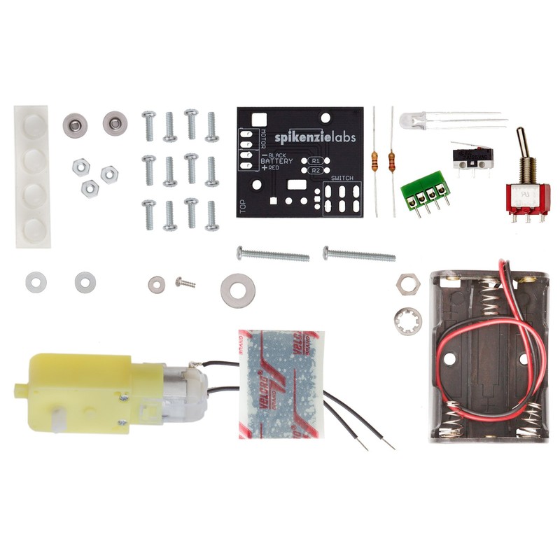 Spikenzielabs Useless Machine with Counter Upgrade Kit by (Soldering required)