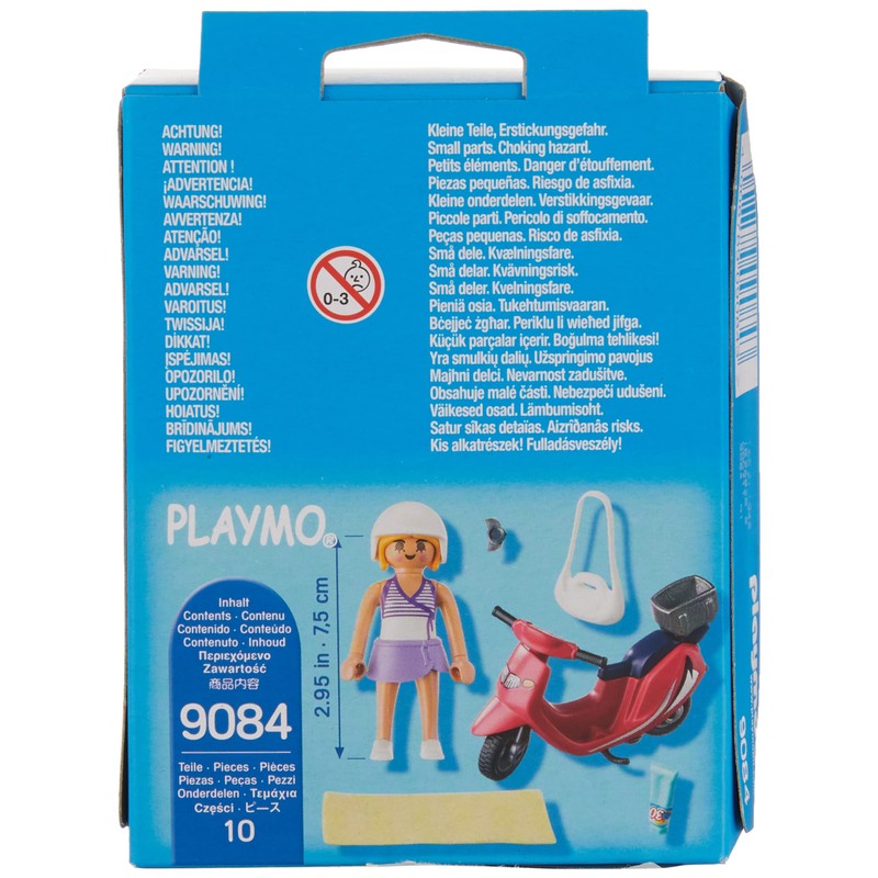 PLAYMOBIL Beachgoer with Scooter Building Set