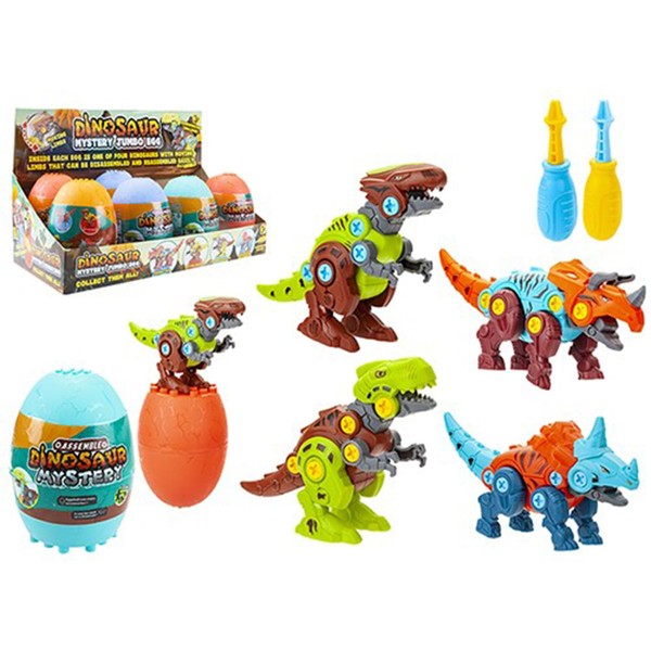 PMS 553304 DIY Multicolor Dinosaur Mystery Jumbo Eggs-19.05cm (1 Count)