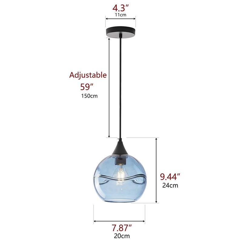 Aiwen Modern Kitchen Island Pendant Light Fixtures 7.8 inch Hand