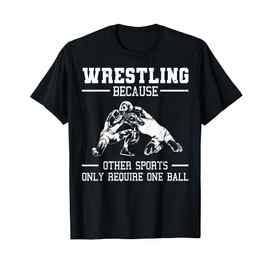 Funny Wrestling Design For Kids Men Women Wrestle Athletes T-Shirt