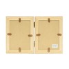 Fuji Color 4522TL Photo Frame, Wooden, Large Size x 2