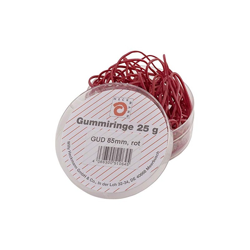 WIHEDÜ 510.064 Rubber Bands 85 mm with 25g Tub –