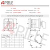 APIELE Changeover Selector Switch 3 Position 440V Universal Rotary Cam