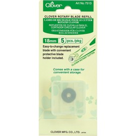 Clover Rotary 18mm Blade Refill, 5 EA