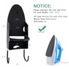 Ironing Board Hanger Wall Mount, Iron Hanger with Ironing Board