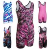 Wrestling Singlet por KO Deportes Gear: Rosa Camo – Fun,