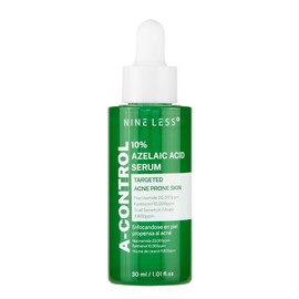 NINELESS-A-Control Azelaic Acid Serum 30ml | Sérum Facial con 10% de Ácido Azelaico, Niacinamida, Centella Asiática y Filtrado de Caracol | Reduce Imperfecciones, Manchas y Líneas Finas
