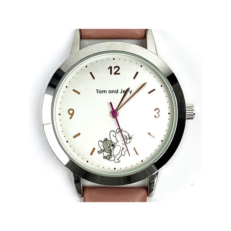 Fieldwork TAJ002-3 Tom & Jerry Analog Leather Strap Women's Watch