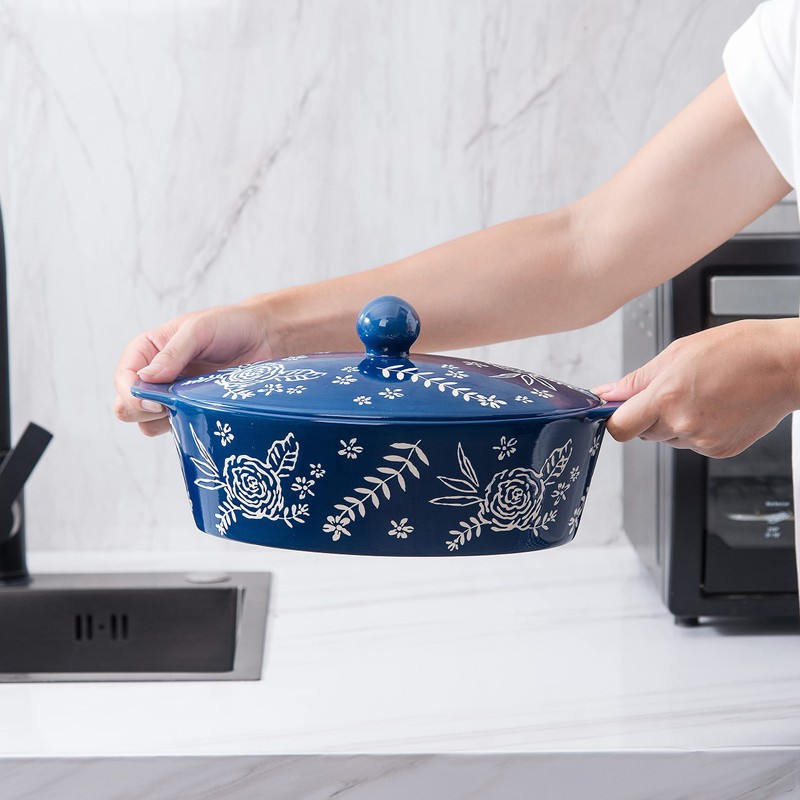Wisenvoy Casserole Dish With Lid Casserole Dishes For Oven Baking