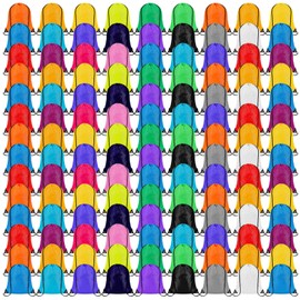 Kacctyen 300 Pcs Drawstring Backpack Bulk Drawstring Bags 20 Colors Draw String Bags Gym Sack Nylon Cinch Bag Sackpack for Homeless, Adult Team Building, Women Men Outdoor Travel, Multicolor