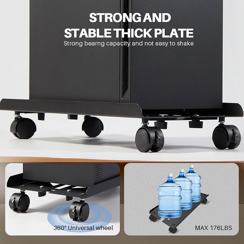 CUISIBOT Adjustable Large Computer Tower Stand 7.9 to 10.2 inch