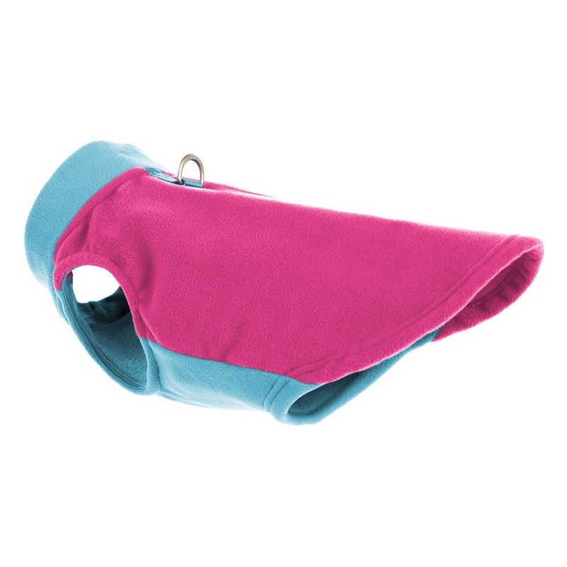 Gooby Fleece Vest Half Stretch, Pink, X-Large