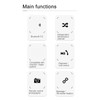 Bluetooth Remote Controller Wearable BT Remote Control Page Turner IPX4