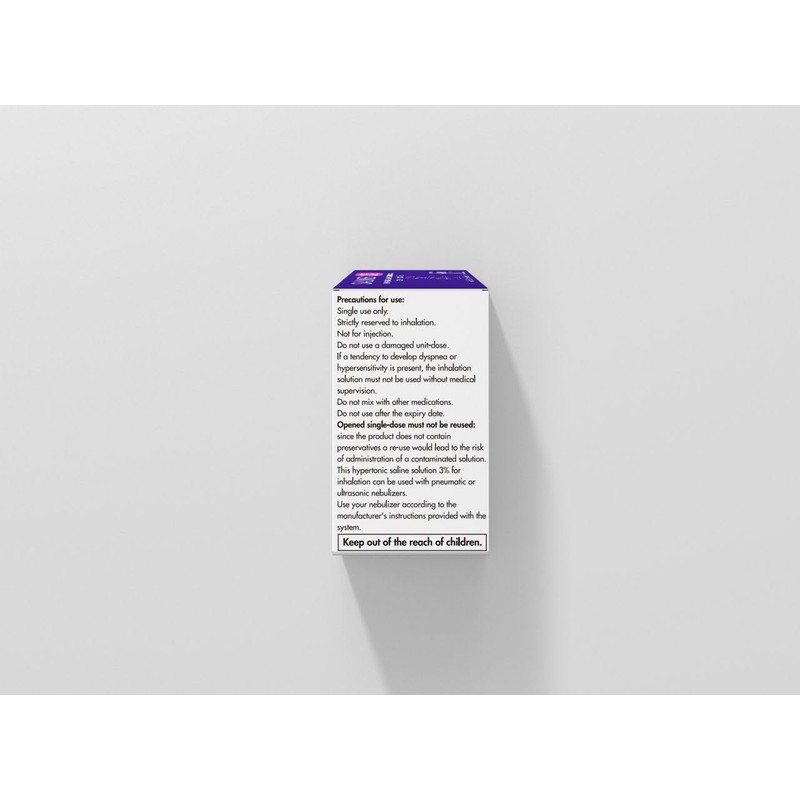 SALINEB Salineb 3% Hypertonic Saline Solution Vials for Inhalation Pack