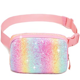 PRLINJSK Birthday Gift for Kids Teens Fanny Pack for Girls Belt Bag Crossbody Waist Bag Gift