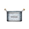 KitchenCraft Utensilienhalter, Stahl, Grau/Braun, 27.5 x 11 x 17 cm