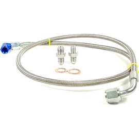Turbo Oil Feed Line 4AN PTFE Braided For VW Jetta Golf Mk4 Mk5 1.9 TDI Diesel BEW BRM BHW 1998-2007